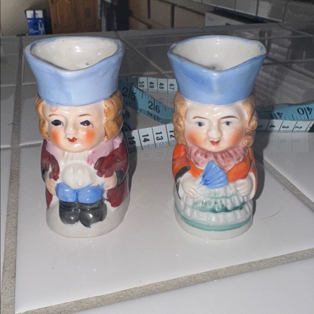 Occupied Japan toby mugs cups jugs Nobels mini colonials pitchers 🐈‍⬛